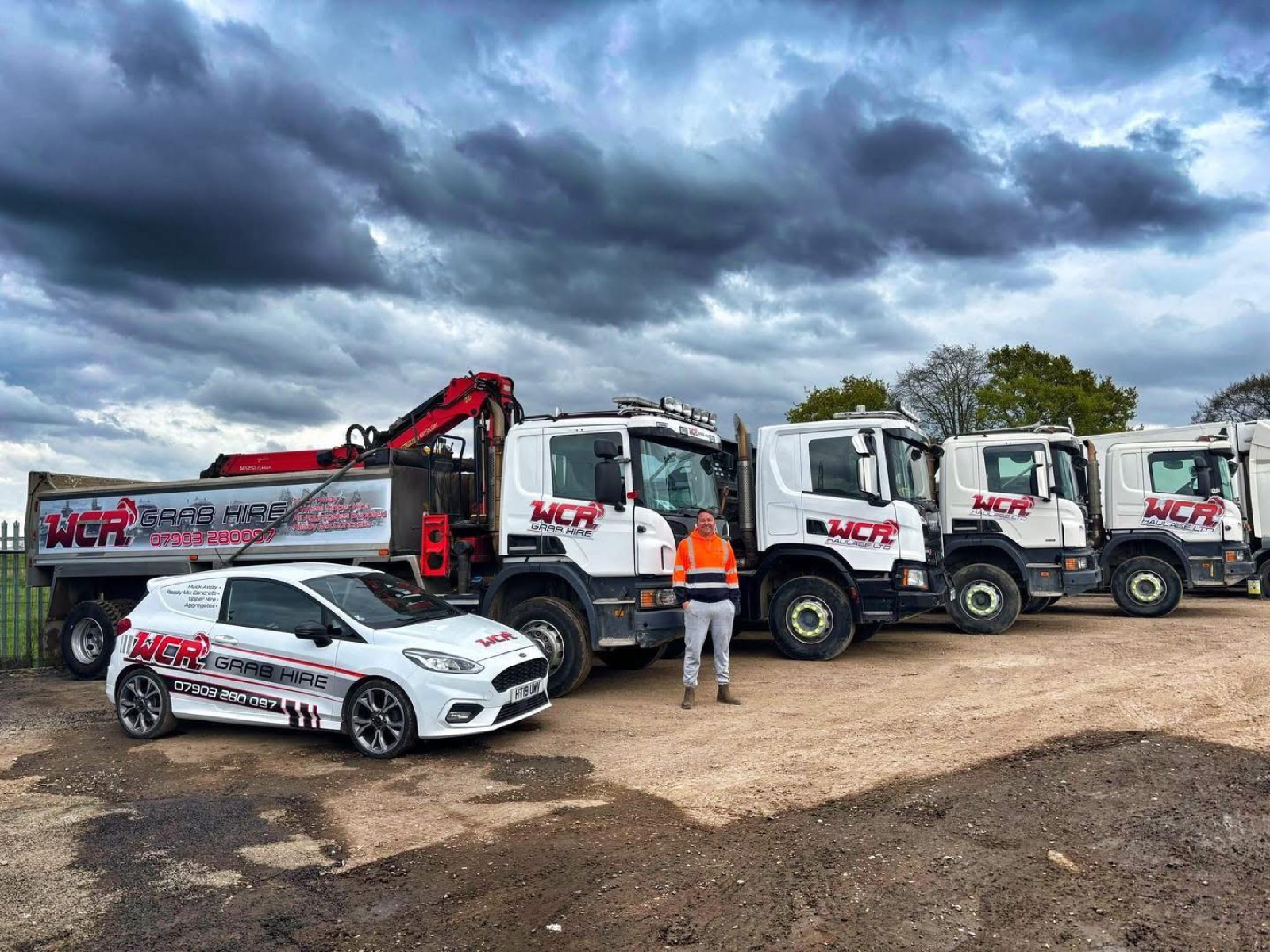 WCR tipper hire fleet